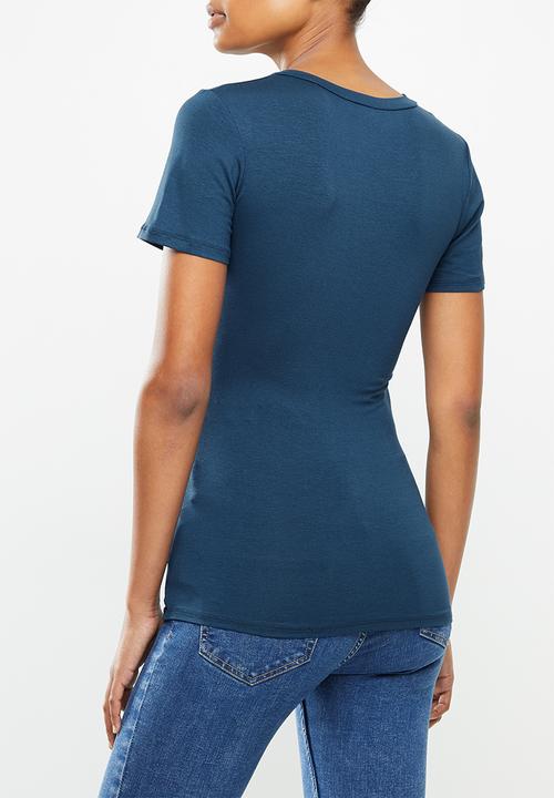 Cherry Melon - Wrap top - indigo