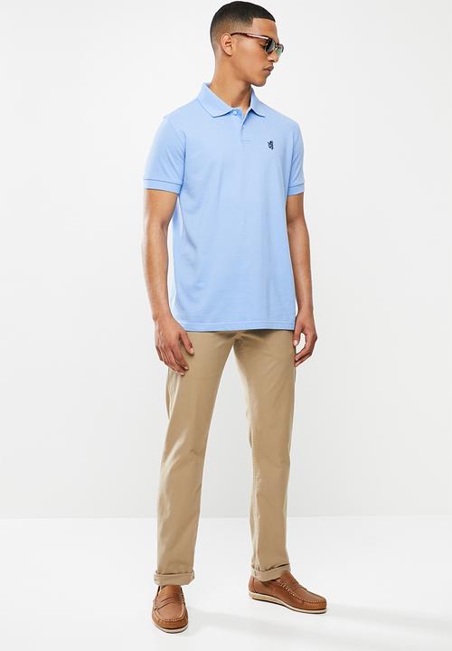 Pringle of Scotland - St Augustine styled golfer - pale blue