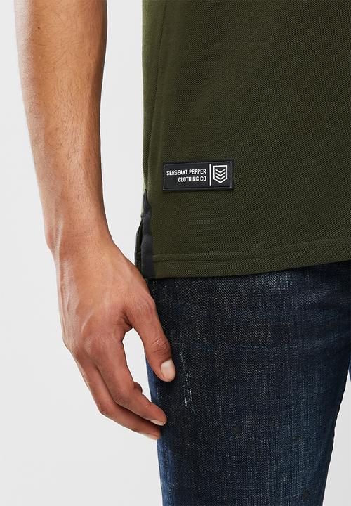 S.P.C.C - Saxon fashion golfer polo - khaki 