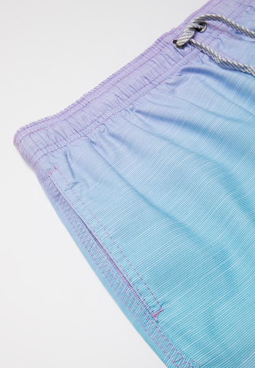 Billabong  - Boys sergio layback boardshort - blue & pink