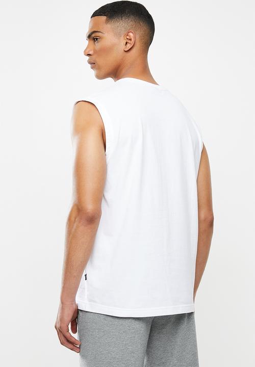 PUMA - Ess+ sleeveless shirt - white