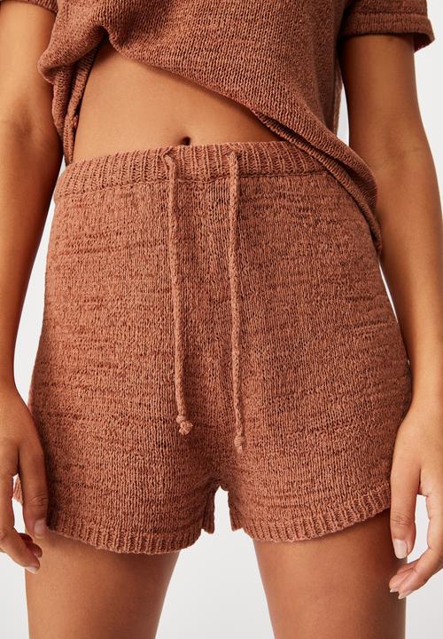 Cotton On - Summer lounge short - terracotta