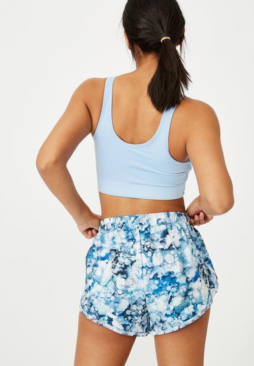 Cotton On - Move jogger short - inky bubbles blue
