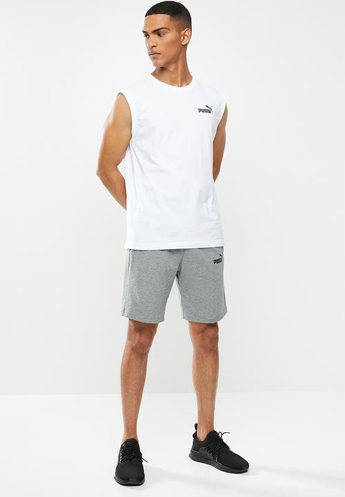 PUMA - Ess jersey shorts - grey