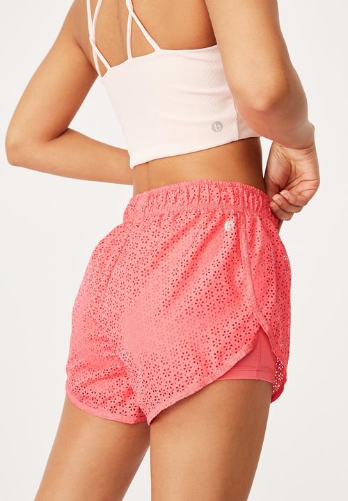 Cotton On - Move jogger short - summer punch pink laser