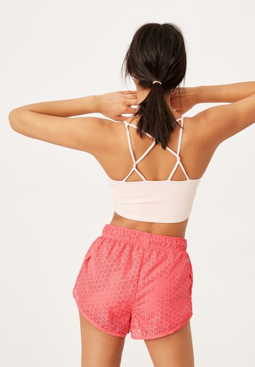 Cotton On - Move jogger short - summer punch pink laser