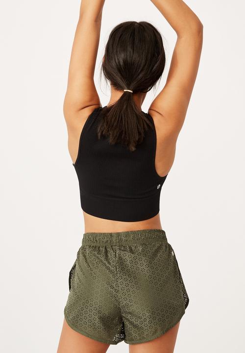 Cotton On - Move jogger short - khaki laser