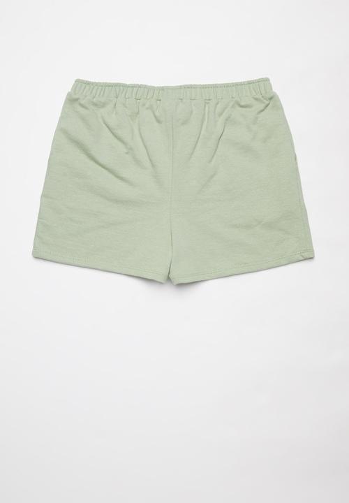 Superbalist - Plain jog shorts - green