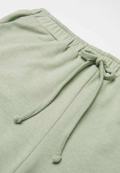 Superbalist - Plain jog shorts - green