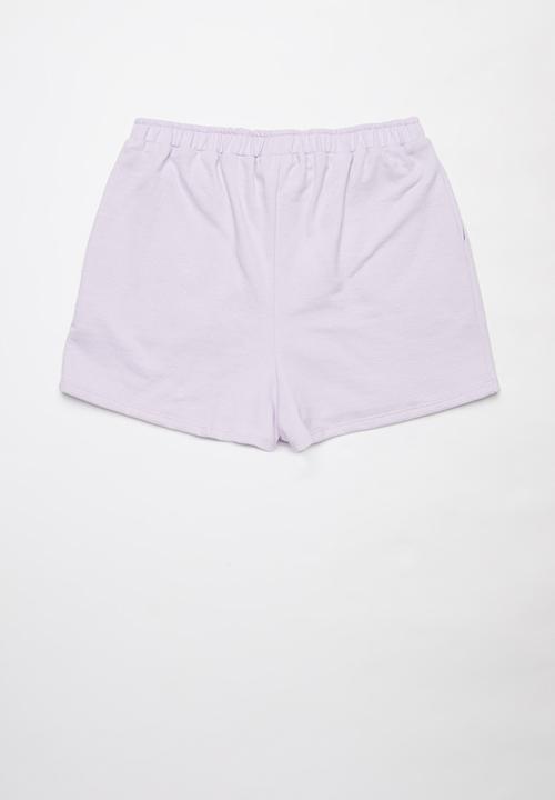 Superbalist - Plain jog shorts - purple