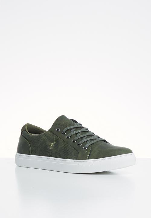 POLO - Carter nubuck sneaker - fatigue
