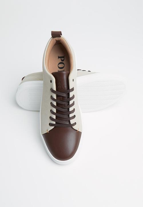POLO - Neville two tone sneaker - brown