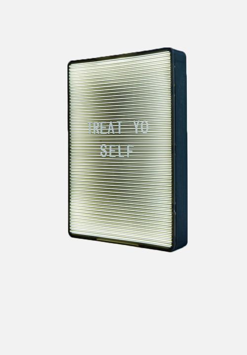 Typo - Peg board light box - solid black
