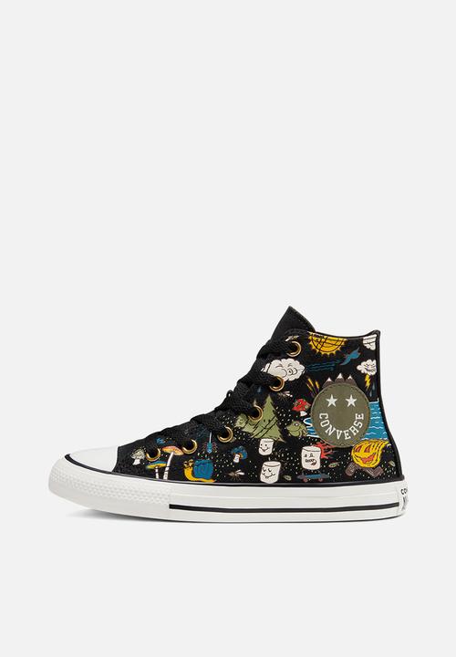Converse - Ctas camp converse hi b - black/bold mandarin