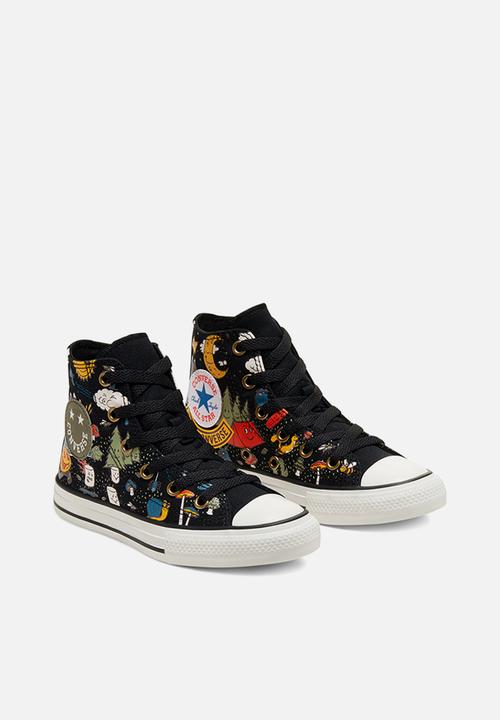Converse - Ctas camp converse hi b - black/bold mandarin