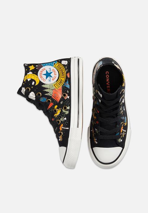 Converse - Ctas camp converse hi b - black/bold mandarin