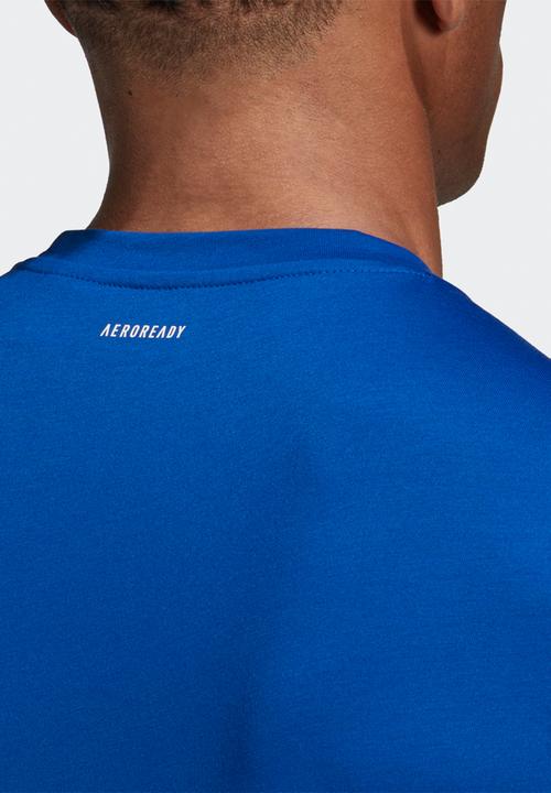 adidas Performance - Conf graphics short sleeve tee - blue