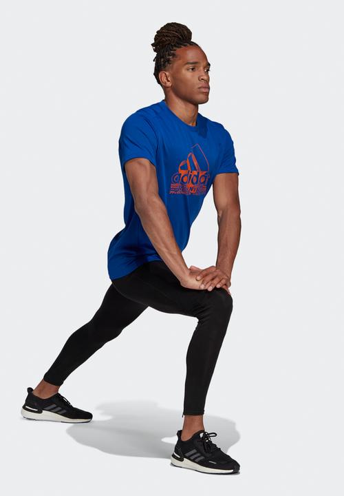 adidas Performance - Conf graphics short sleeve tee - blue