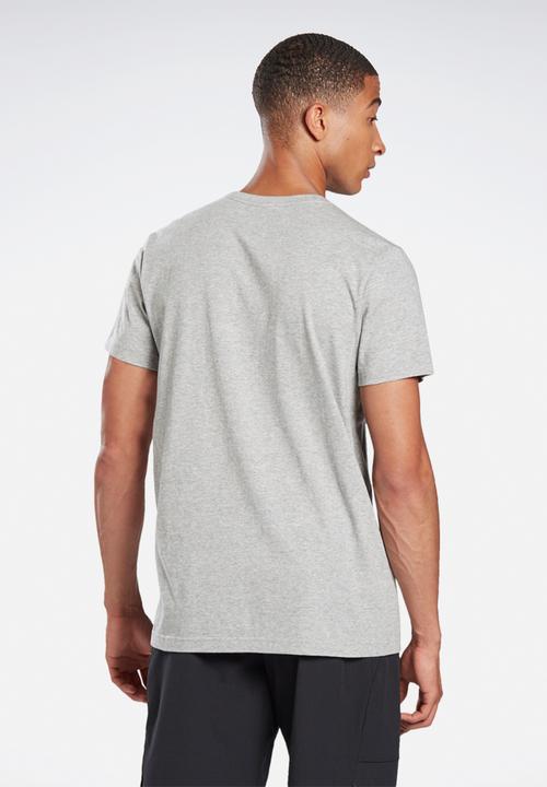 Reebok - Training speedwick short sleeve tee - medium grey heather