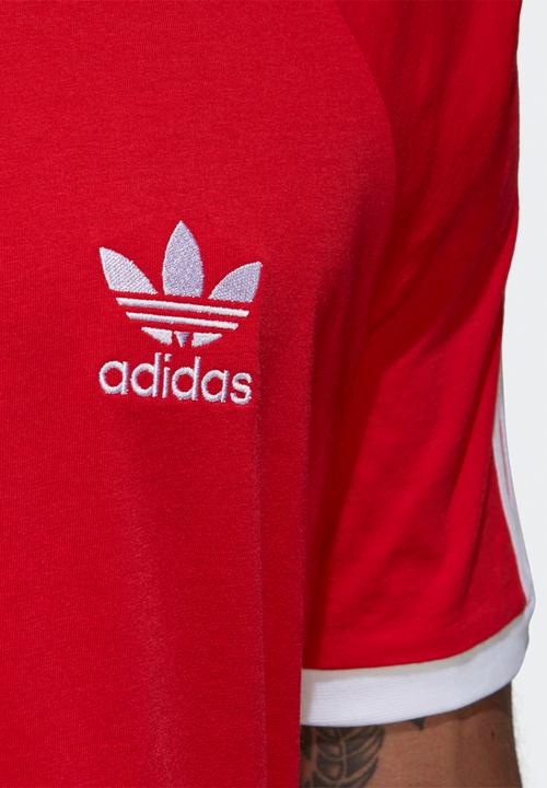adidas Originals - Cali short sleeve tee - scarlet