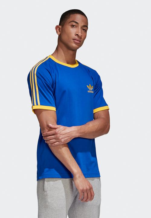 adidas Originals - Cali short sleeve tee - team royal blue & active gold