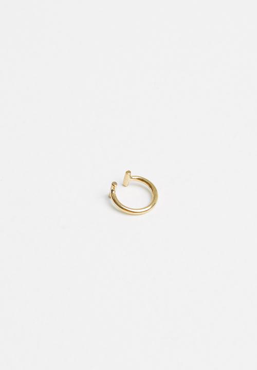 Matter of Fakt - Spear ear cuff - brass