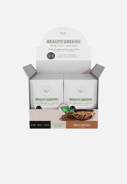 BEAUTY GEN - Greens Raw Cacao Sachets