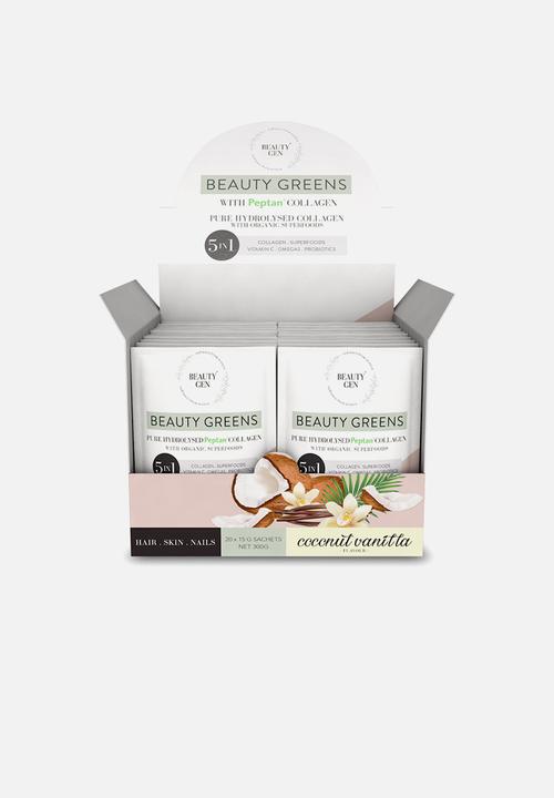 BEAUTY GEN - Greens Coco Vanilla Sachets