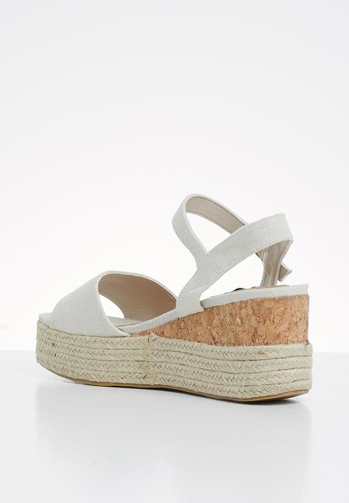 Madison® - Zia wedge - white & beige