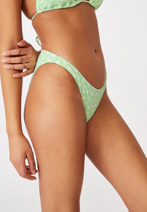 Cotton On - Full bikini bottom - mint daisy