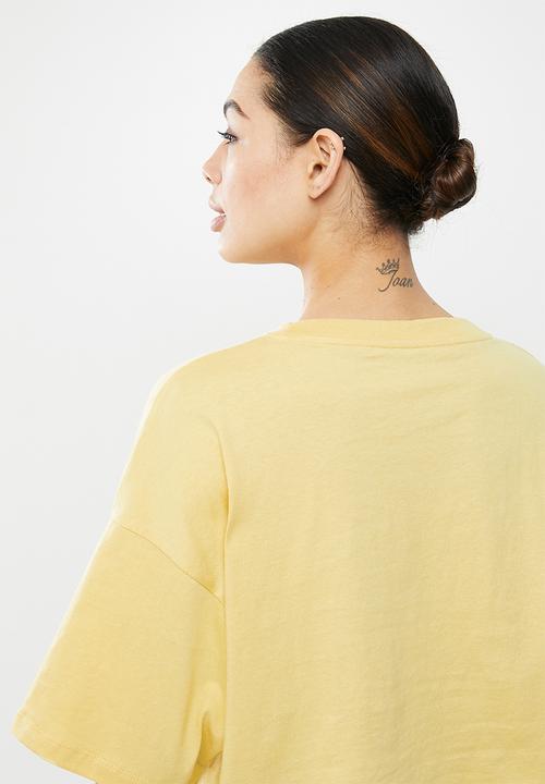 Cotton On - Chopped boyfriend tee - golden sun