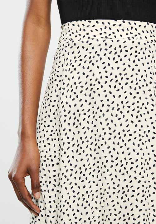 MANGO - Skirt bombay - neutral & black