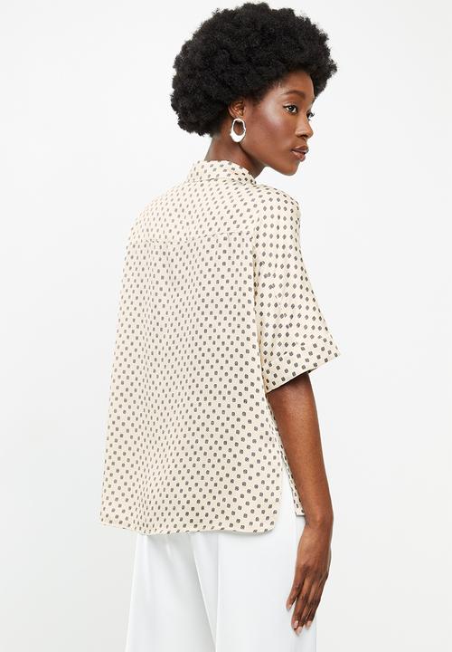 MANGO - Keil shirt - neutral 