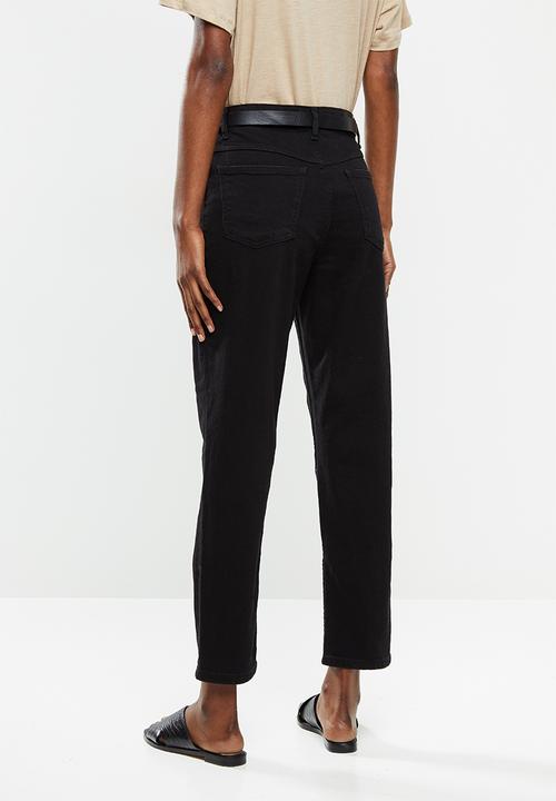 MANGO - Mom jeans - black