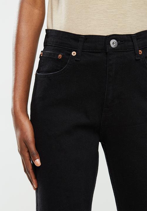 MANGO - Mom jeans - black