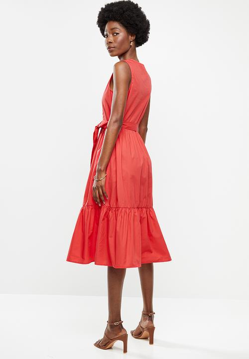 MANGO - Cris dress - red