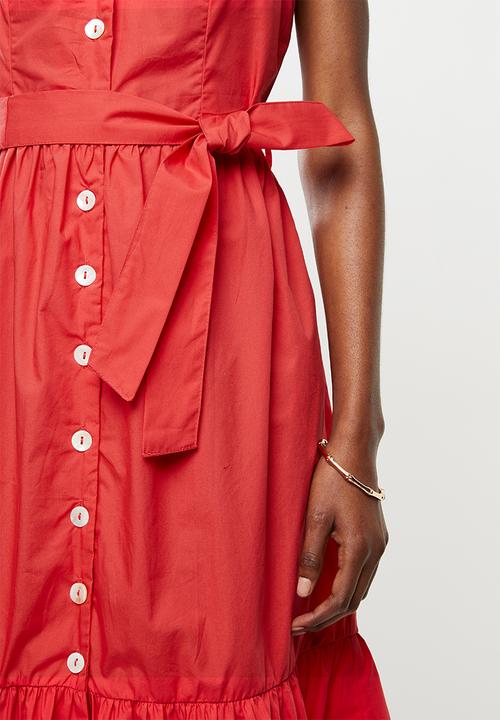 MANGO - Cris dress - red