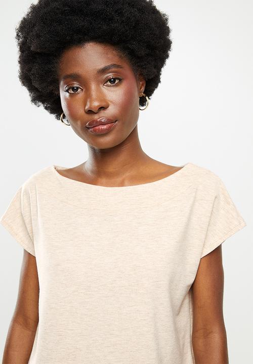 Me&B - Boatneck shell top - neutral
