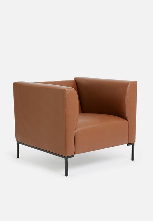 Sixth Floor - Aiden single seater - Tan PU