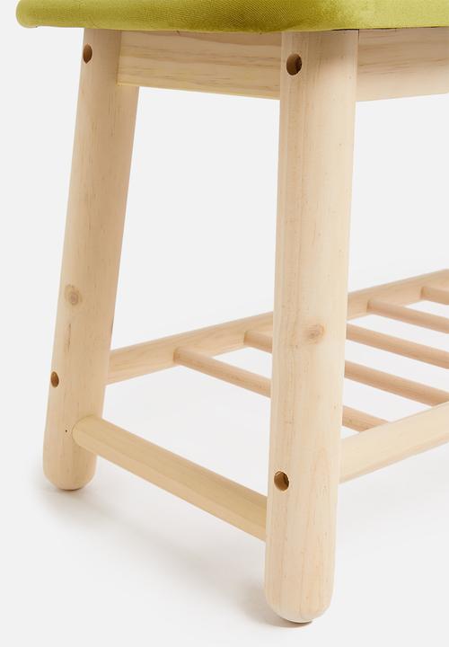 Sixth Floor - Scandi bench - chartreusse