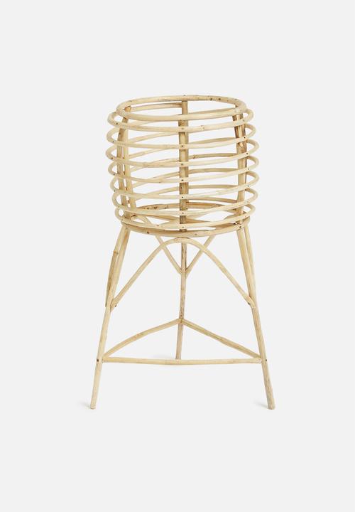Sixth Floor - Rattan planter - natural