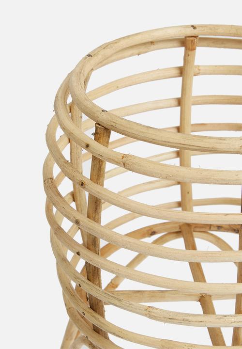 Sixth Floor - Rattan planter - natural