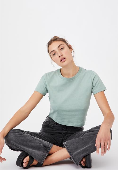 Cotton On - The baby tee - lush green
