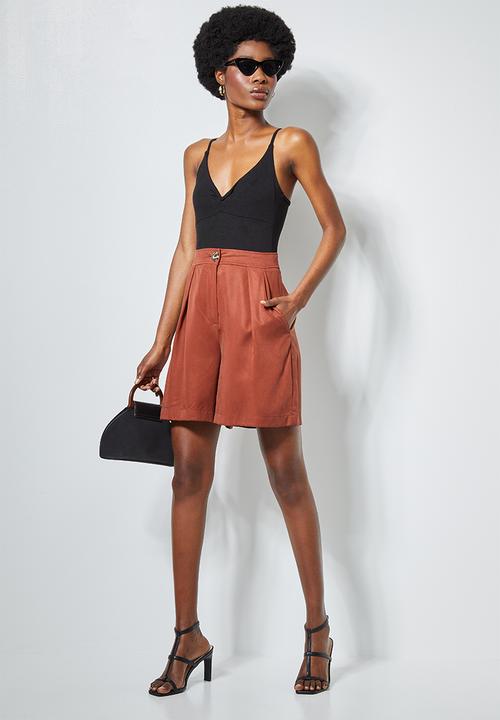 Superbalist - Twist front bodysuit - black