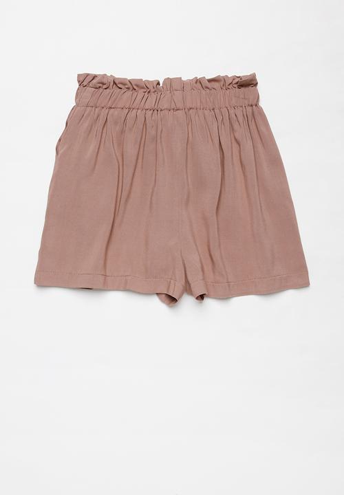 Superbalist - High waisted shorts - ash rose