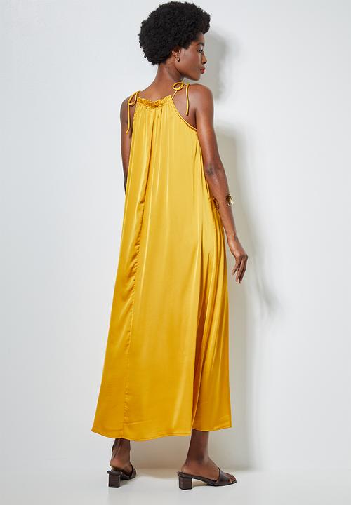 Superbalist - Halter neck dress - yellow