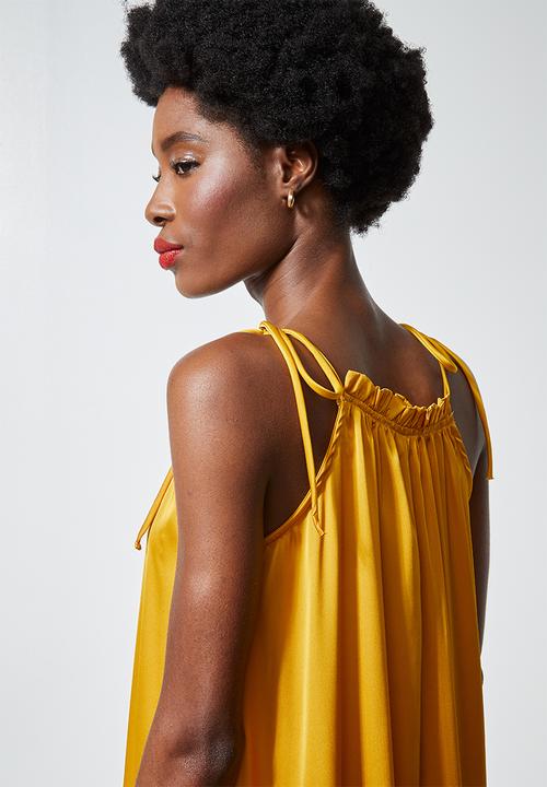 Superbalist - Halter neck dress - yellow
