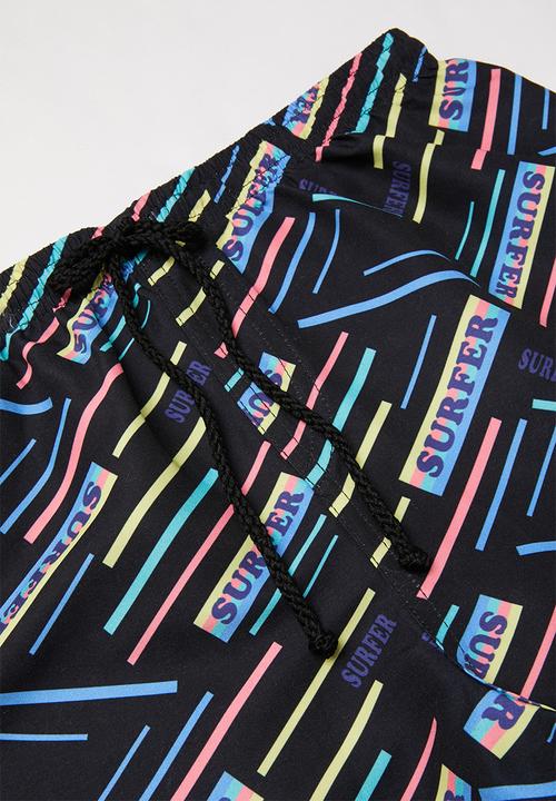 Rebel Republic - Tween boys board  shorts - multi