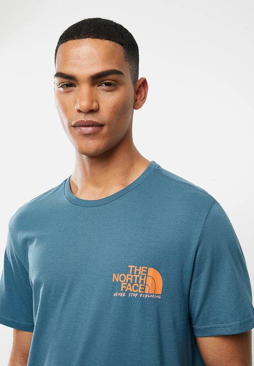 The North Face - Short sleeve graphic tee - blue