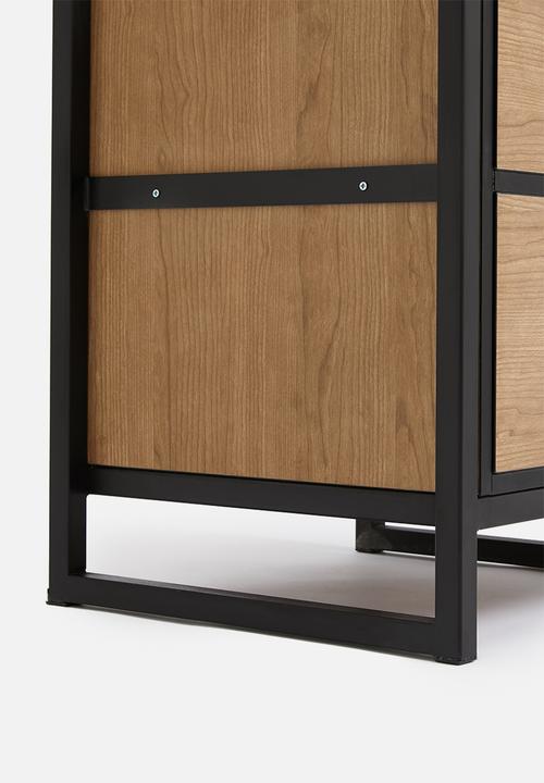 Sixth Floor - Fold-it modular wardrobe - natural & black